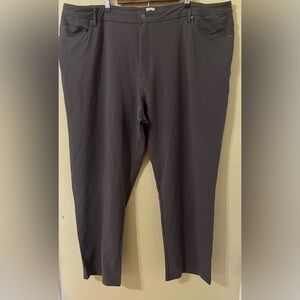 Swet Tailor Pants Mens 50x32 Gray All In Pants Sweatpant Chino 4-Way Stretch